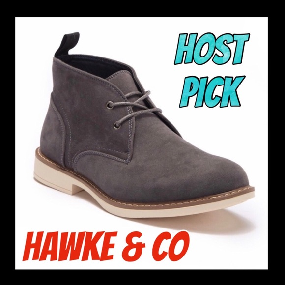 Hawke & Co Other - 💥SALE💥 Men’s Grey Suede Boot w/memory foam